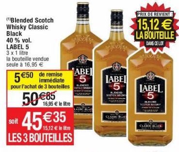 whisky écossais Label 5