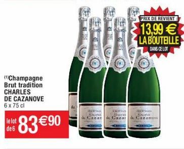 champagne brut Charles de Cazanove