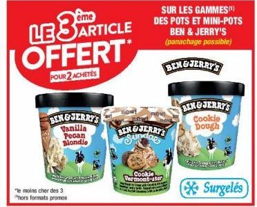 glace Ben & Jerry's