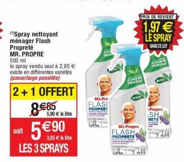 spray désinfectant Mr Propre