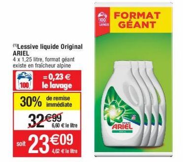 lessive liquide Ariel