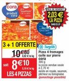 Pizza Cora offre à 2,7€ sur Cora