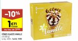 Cônes à la vanille offre à 1,71€ sur Leader Price