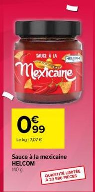 sauce mexicaine 