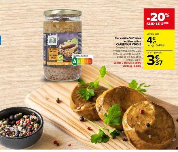 lentilles Carrefour