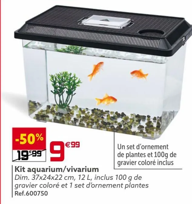 kit aquarium/vivarium
