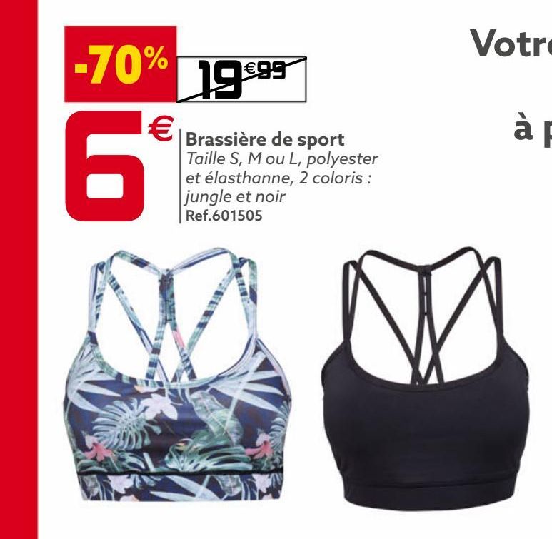 Brassiere de sport