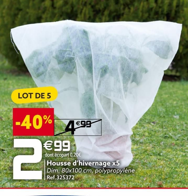 housse d`hivernage x5