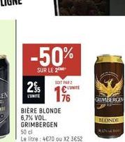 bière blonde 