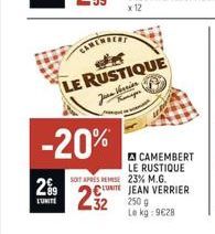 camembert Le rustique