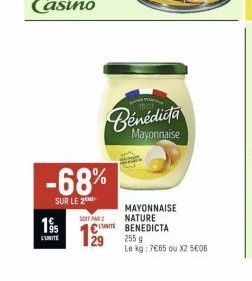 mayonnaise Bénédicta