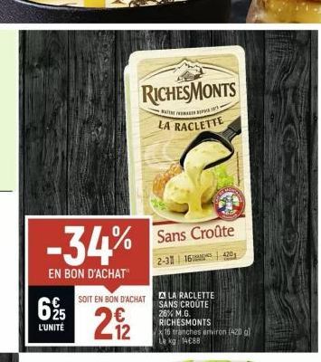 raclette RichesMonts