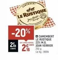 camembert Le rustique