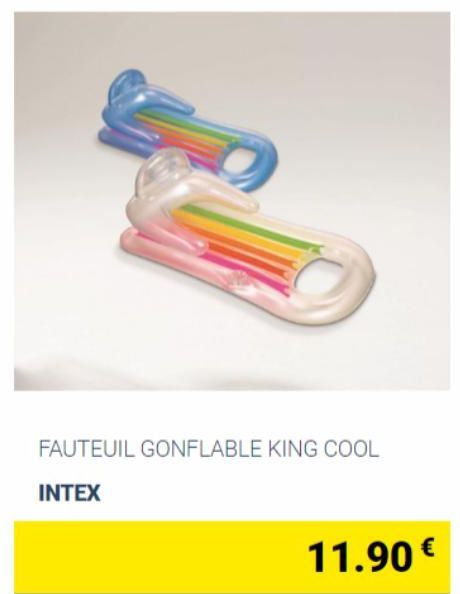 fauteuil gonflable Intex