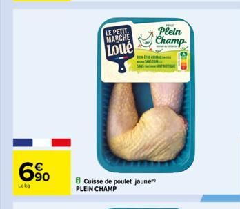 cuisse de poulet Loué