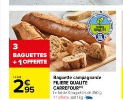 baguettes Carrefour