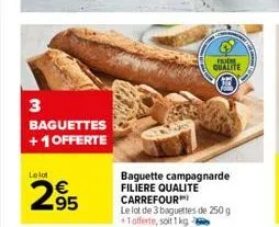 baguettes carrefour