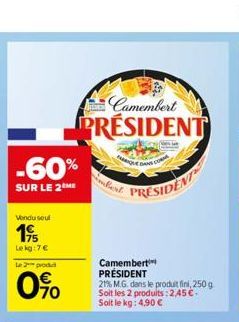 camembert Président