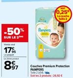 Couches Pampers offre sur Carrefour Drive