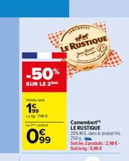 camembert Le rustique