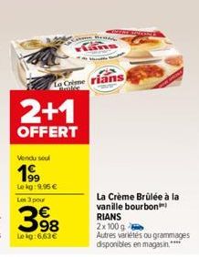 crème brûlée Rians