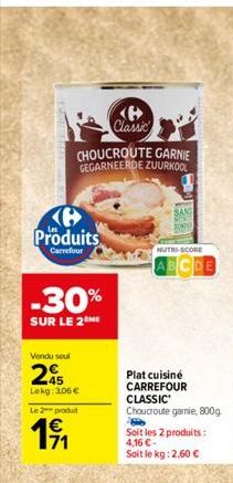 choucroute Carrefour