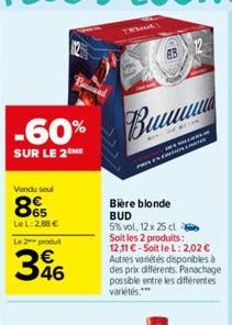 bière blonde Budweiser