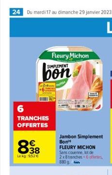 jambon Fleury Michon