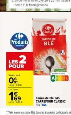 farine de blé Carrefour