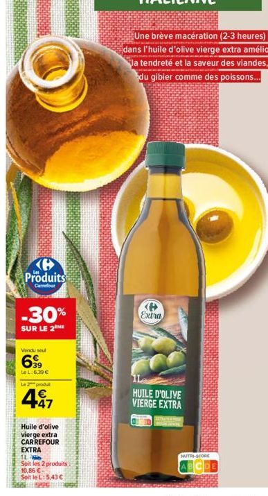 huile d'olive vierge Carrefour