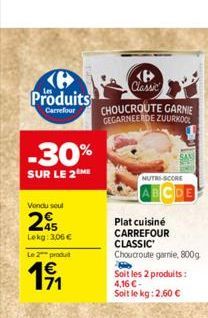 choucroute Carrefour