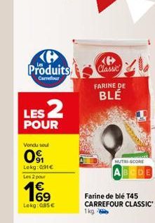 farine de blé Carrefour