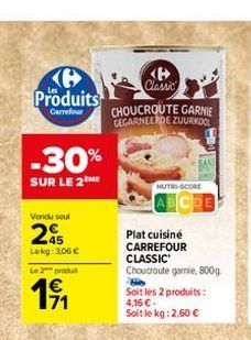 choucroute Carrefour