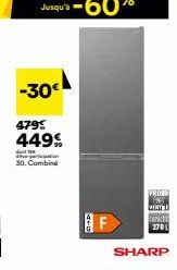 -30€  479% 449%  1  30. Combiné  4+5  F  FROED  DAYD  2701  SHARP 