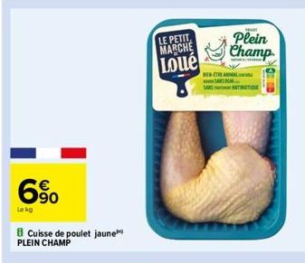 cuisse de poulet Loué