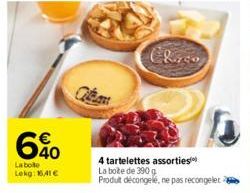 tartelettes 