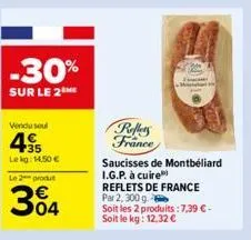 saucisses reflets de france