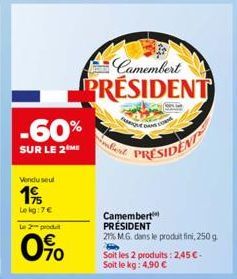 camembert Président