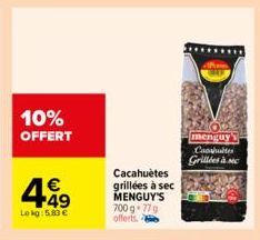 cacahuètes grillées 