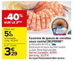 queues de crevettes delpierre