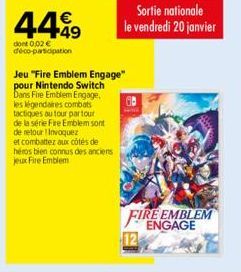 Nintendo Switch Les Légendaires