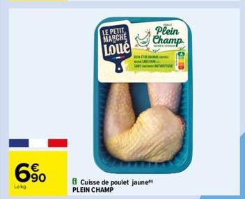 cuisse de poulet Loué