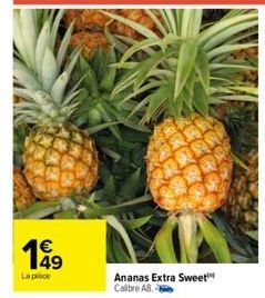 €  199  La pièce  Ananas Extra Sweet Calibre AB.  