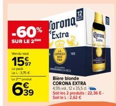 bière blonde Corona