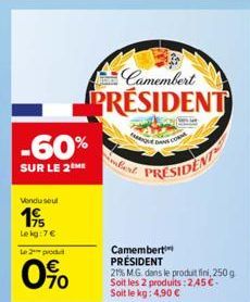 camembert Président