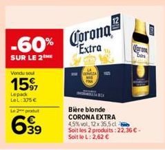 bière blonde Corona