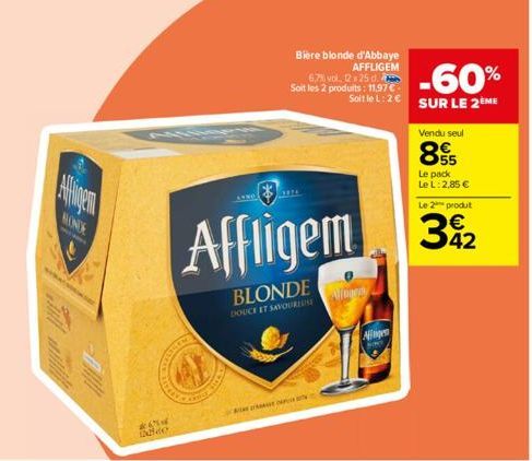 bière blonde Affligem