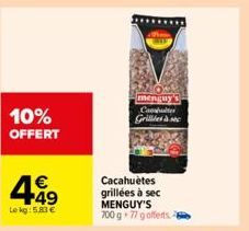 cacahuètes grillées 