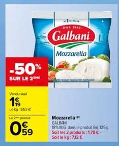 mozzarella Galbani