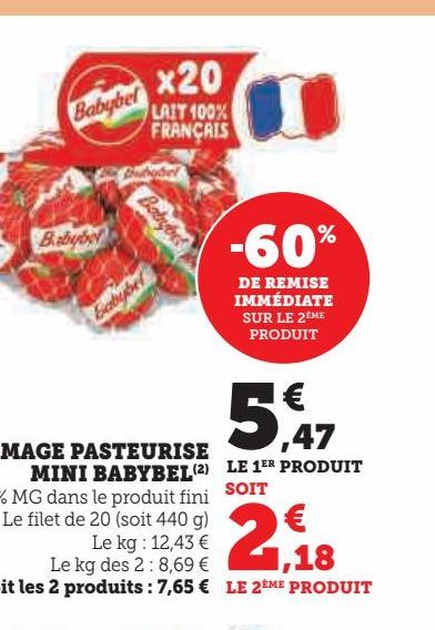 FROMAGE PASTEURISE MINI BABYBEL